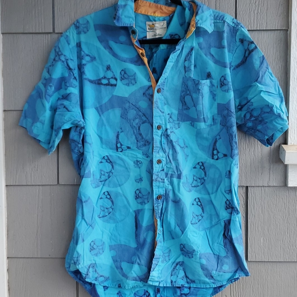 Andy Davis Billabong Aloha Shirt Mens L, cotton